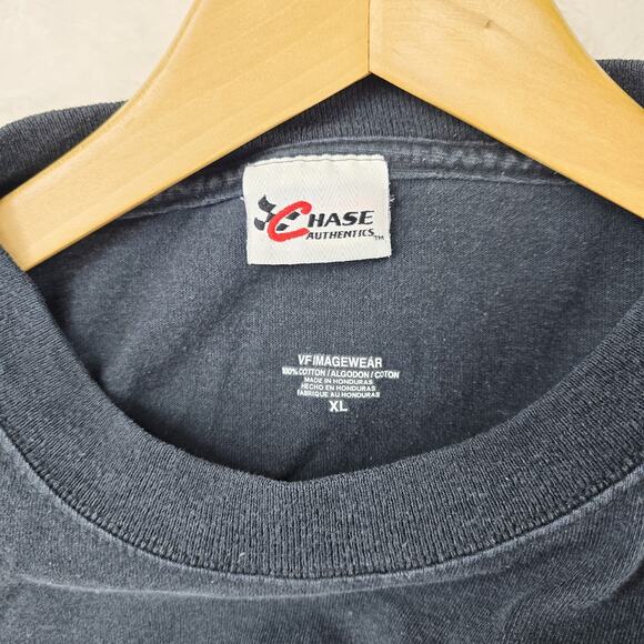 Chase Authentic Dale Earnhardt Jr. 2008 Tour T-Shirt XL Black Nascar Y2K Vtg - Picture 5 of 9
